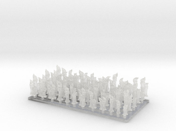 60x Little Assorted Candles: Grano 3d printed