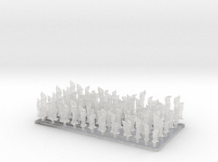 60x Standard Assorted Candles : Grano 3d printed