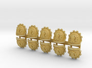 10x Machinists - G:10g Shoulder Pads 3d printed