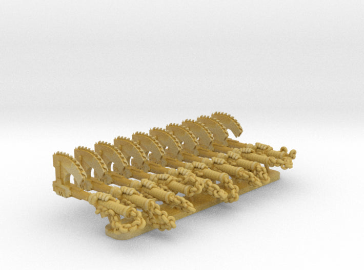 10x Left-handed RotoAxe : Chained Goretran 3d printed