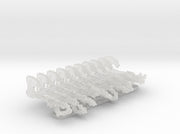 10x Left-handed RotoAxe : Chained Goretran 3d printed