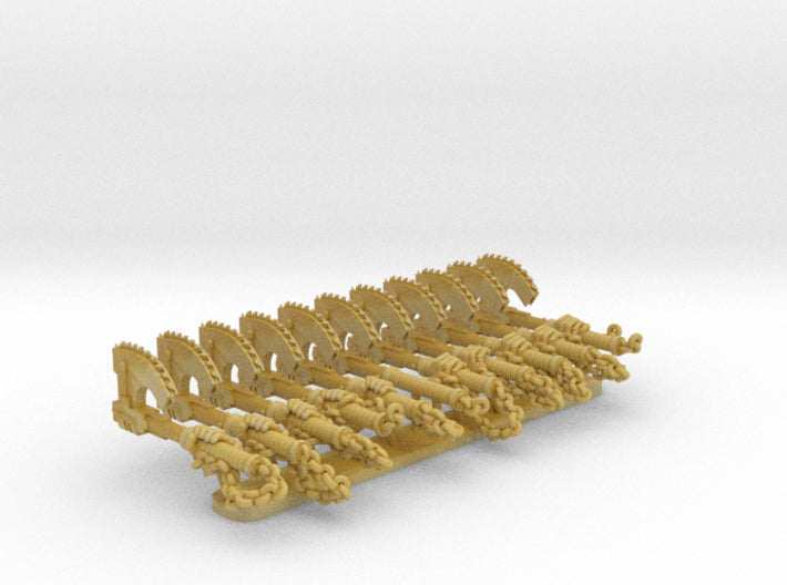 11x RotoAxe : Chained Goretran 3d printed