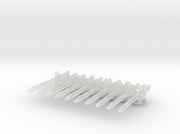 10x Left-handed Energy Sword: Chained Templar 3d printed