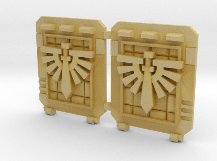 Checkered Knight Legion : Standard APC Side Doors 3d printed