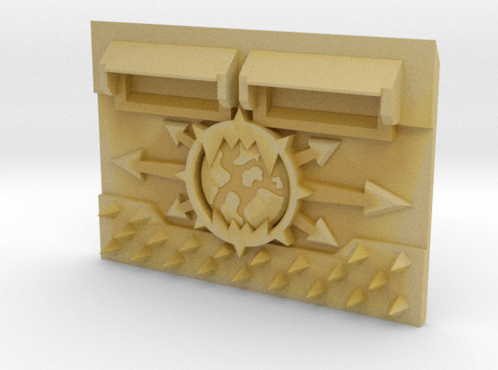 World Wreckers 3 : Standard APC Frontplate 3d printed