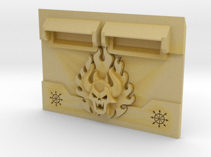 Burning Demon 2 : Standard APC Frontplate 3d printed