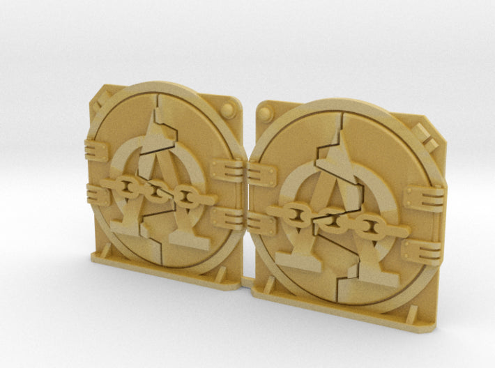 Alpha Omega : Mark-2 APC Round Doors 3d printed