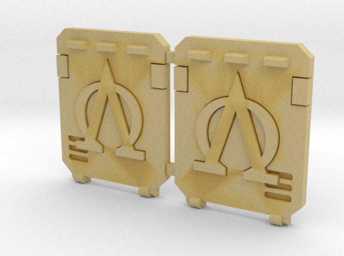 Lambda Omega : Standard APC Side Doors 3d printed