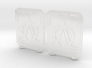 Lambda Omega : Standard APC Side Doors 3d printed