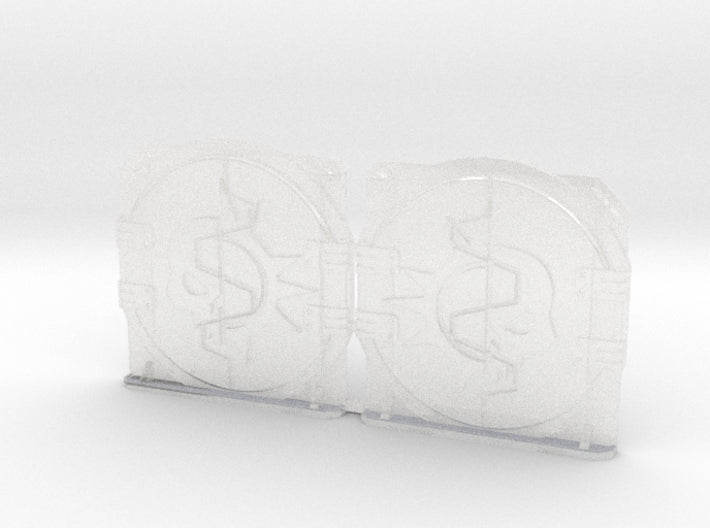 Dusk Raiders : Mark-2 APC Round Doors 3d printed