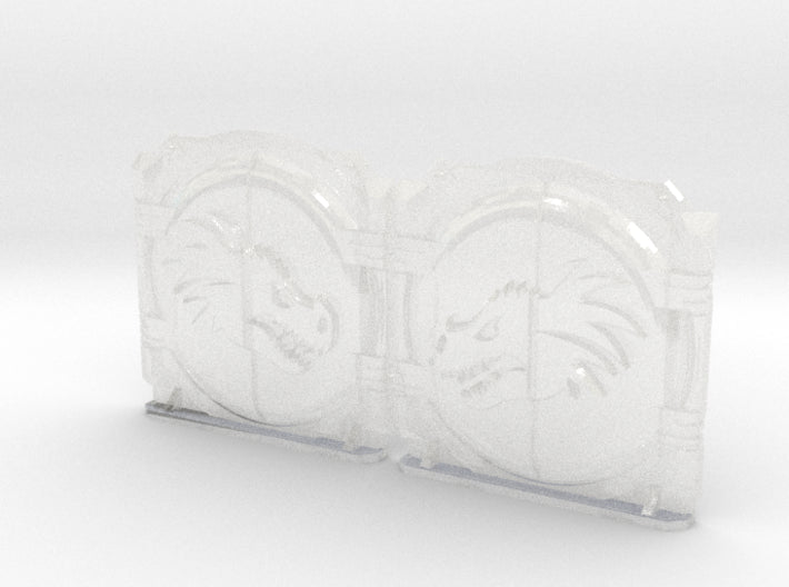 Dragon Head : Mark-1 APC Round Doors 3d printed