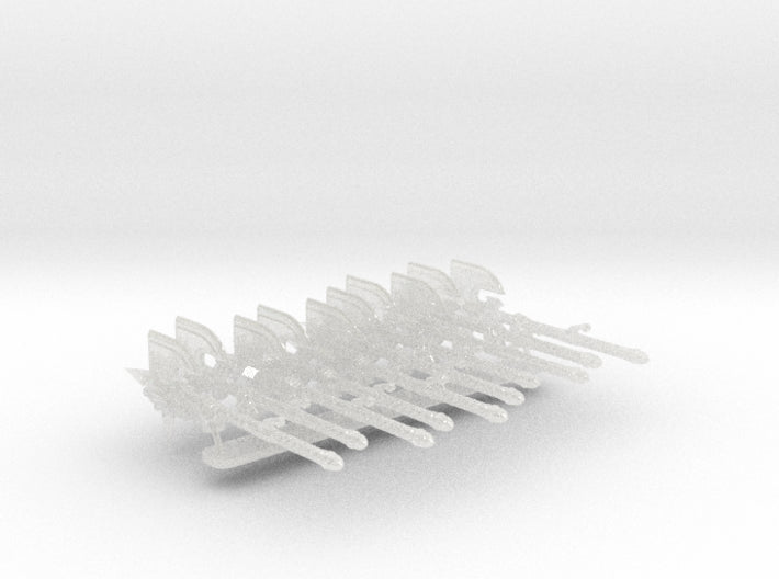 10x Right-handed BoltAxe: Guardian 3d printed