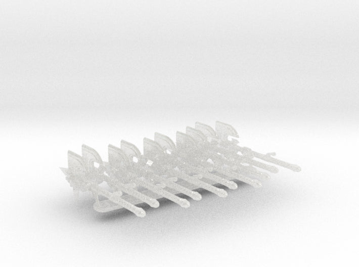 10x Left-handed BoltAxe : Guardian 3d printed