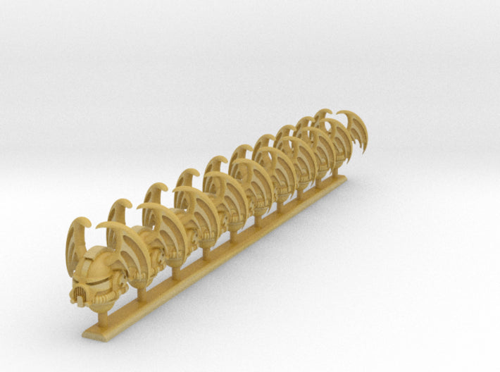 10x Nightmare - G:8 Errant Helmets 3d printed