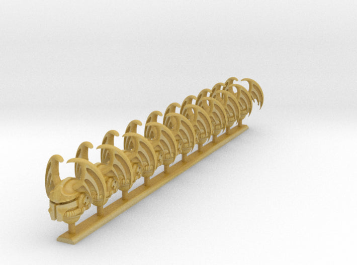 10x Nightmare - Nicopolis Helmets 3d printed