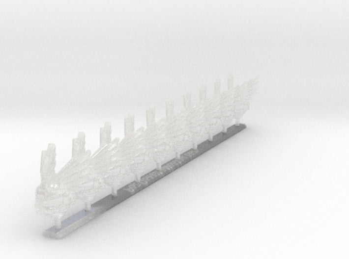 10x Angel Wing - Nicopolis Helmets 3d printed