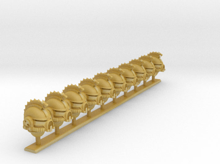 10x Serpent - G:8 Errant Coms Helm 3d printed