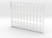 60x Angry Goats - Smaller Insignias (5mm) 3d printed