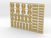 Sea Kings Crest - Flat Vehicle Insignia pack 3d printed