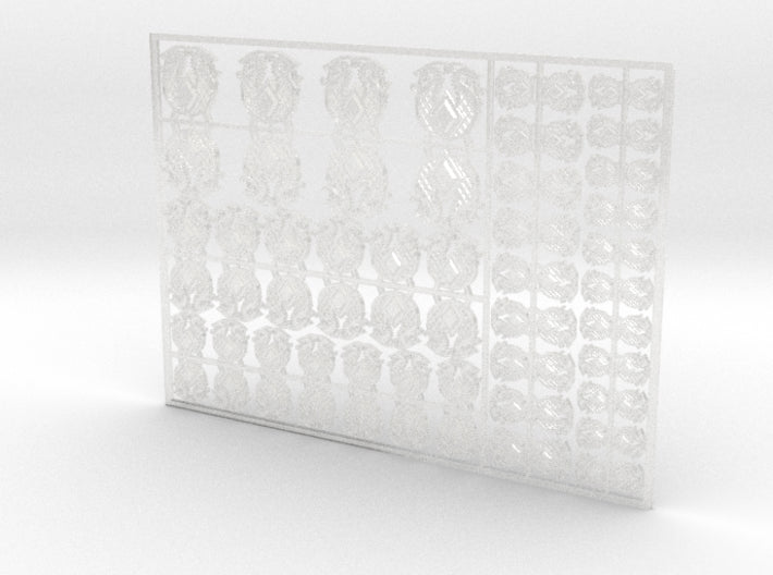 Sea Kings Crest - Flat Vehicle Insignia pack 3d printed