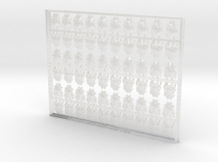 60x Oni Devils - Shoulder Insignia pack 3d printed