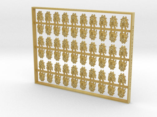 60x Oni Devils - Smaller Insignias (5mm) 3d printed
