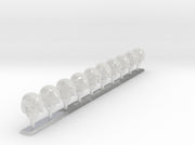 10x Base :C1 Hooded Barefaced Females 3d printed