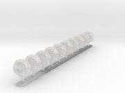 10x Vent-Masked : Hooded Marine Heads 3d printed