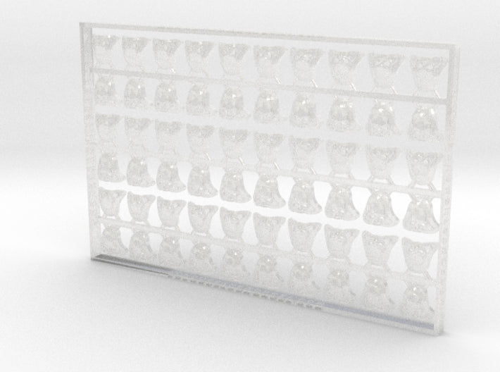 60x Death Wardens - Shoulder Insignia pack 3d printed