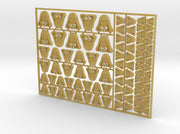 Death Wardens - Flat Vehicle Insignia pack 3d printed