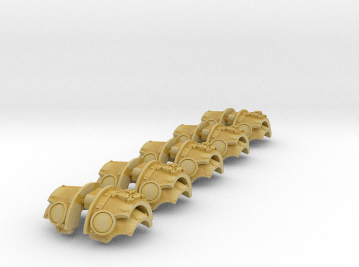 5x Crux Terminus - T:2b Cataphractii Shoulder Sets 3d printed