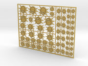 Plague Sun - Flat Vehicle Insignia pack 1 3d printed