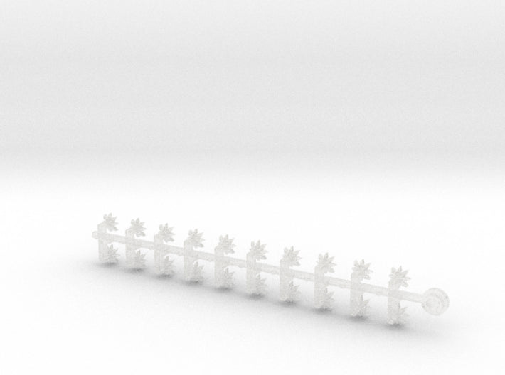 20x Sigil of Chaos- Tiny Convex Insignias (3mm) 3d printed