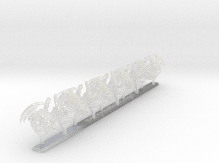 10x Night Hunter - G:6 Crow Helmets 3d printed