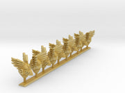 10x Angel Wings - G:6 Crow Helmets 3d printed