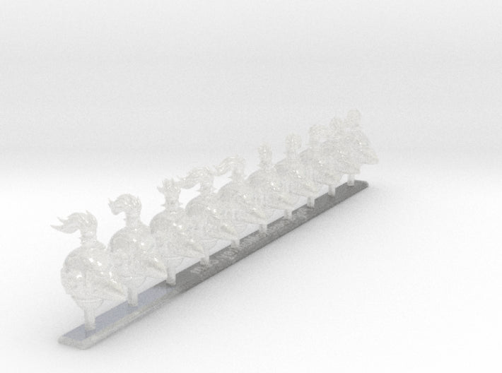 10x Base - G:6 Crow Plume Helms 3d printed