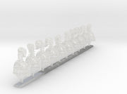 10x Base - Teutonic Topknot Helmets 3d printed