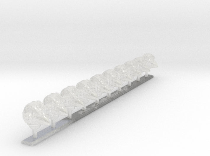 10x Celtic Twist - G:6 Crow Helmets 3d printed