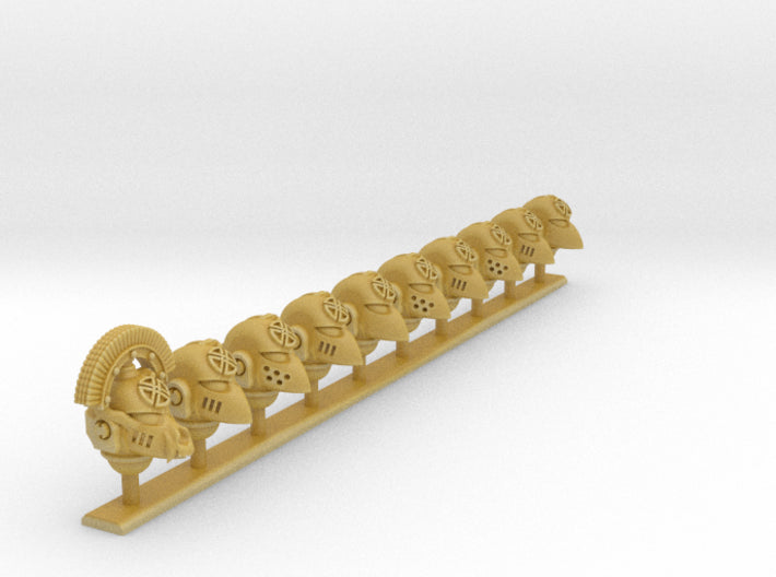 10x Celtic Twist - G:6 Crow Squad Helmets 3d printed