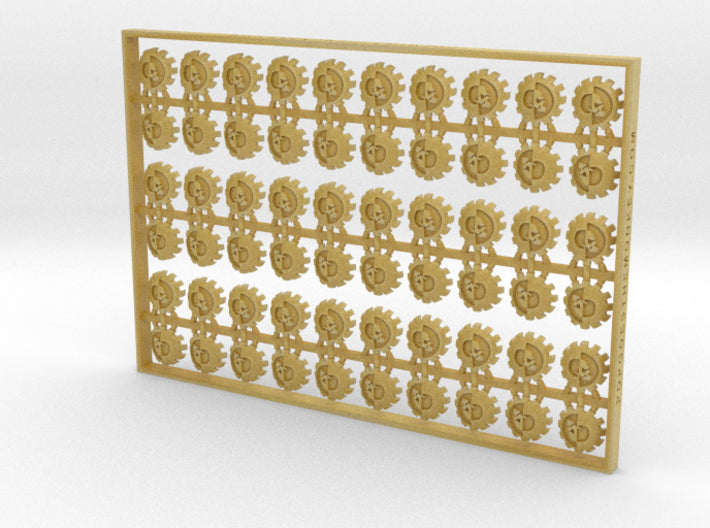 60x Clan Atropos - Right Shoulder Insignias 3d printed