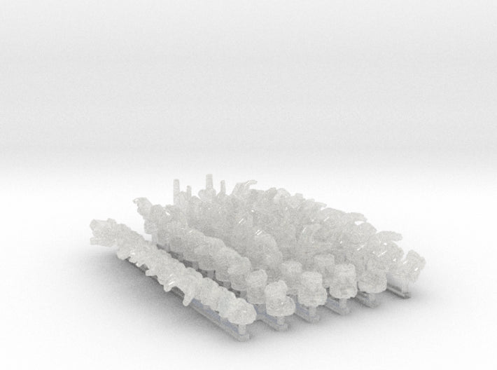 54x Bionic Marine Forearm Set:1 3d printed