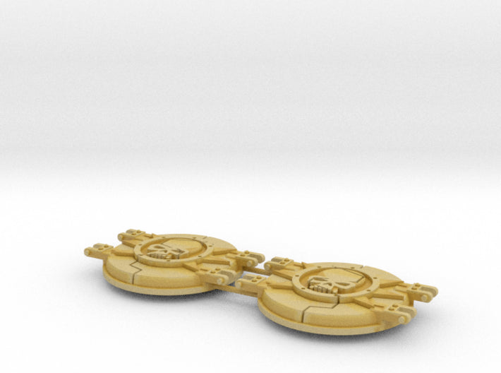 Plague Sun : Legion Deimos Round Doors 3d printed