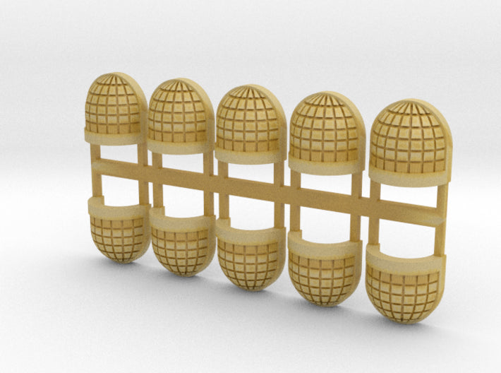 10x Small Checkerboard - G:7a Shoulder Pad 3d printed