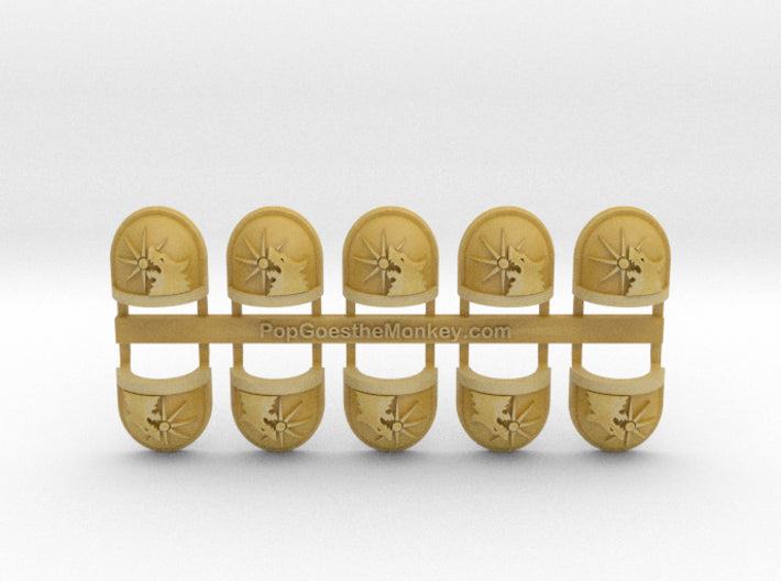 10x Howlers - G:7a Shoulder Pad 3d printed