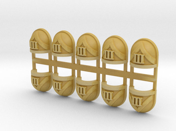 10x Devastator 3 - G:7a Shoulder Pad 3d printed