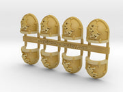 8x Warhounds - Malice Shoulder Pad 3d printed