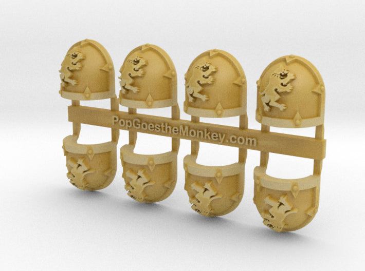 8x Warhounds - Malice Right Shoulder 3d printed