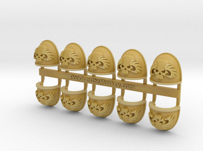 10x Exorcists - G:4a Shoulder Pad 3d printed