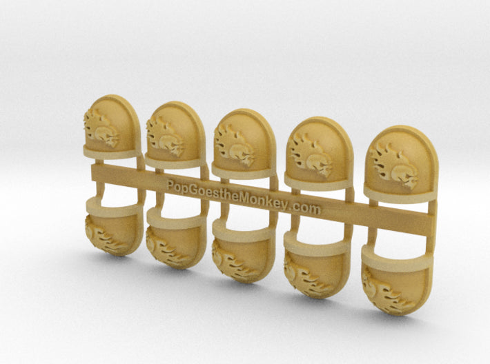 10x Imperial Harbingers - G:7a Right Shoulder 3d printed