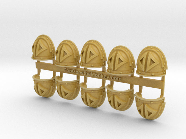 10x Calth Tactical - G:3a Shoulder Pad 3d printed